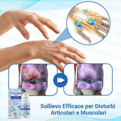 𝐎𝐟𝐟𝐢𝐜𝐢𝐚𝐥 𝐒𝐭𝐨𝐫𝐞 🇮🇹 | GFOUK® BPC-157 × NSAID Gel Antiartrite 10-in-1 a Penetrazione Rapida e Senza Oli (Tratta Artrite, Neuropatia, Reumatismi, Infortuni Sportivi e Altro) 🔥