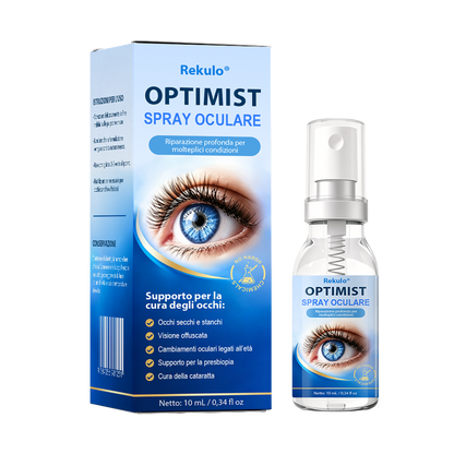Rekulo® OptiMist Spray Oculare ✅ Per occhi secchi, visione offuscata,presbiopia e cataratta 👀