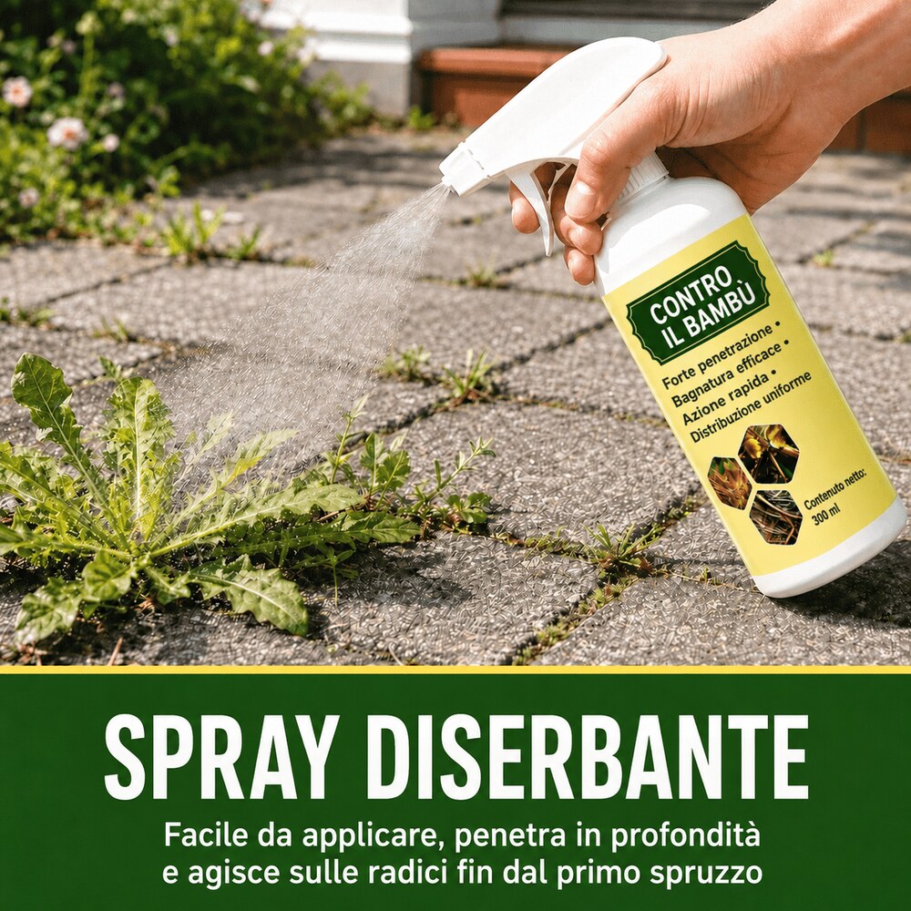 Erbicida naturale ad azione rapida con protezione a lunga durata🌱