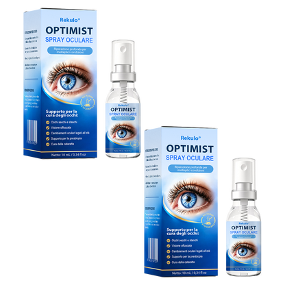 Rekulo® OptiMist Spray Oculare ✅ Per occhi secchi, visione offuscata,presbiopia e cataratta 👀