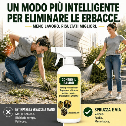 Erbicida naturale ad azione rapida con protezione a lunga durata🌱