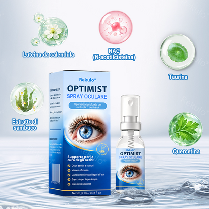 Rekulo® OptiMist Spray Oculare ✅ Per occhi secchi, visione offuscata,presbiopia e cataratta 👀