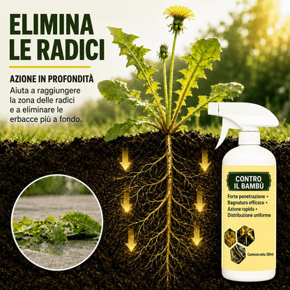 Erbicida naturale ad azione rapida con protezione a lunga durata🌱