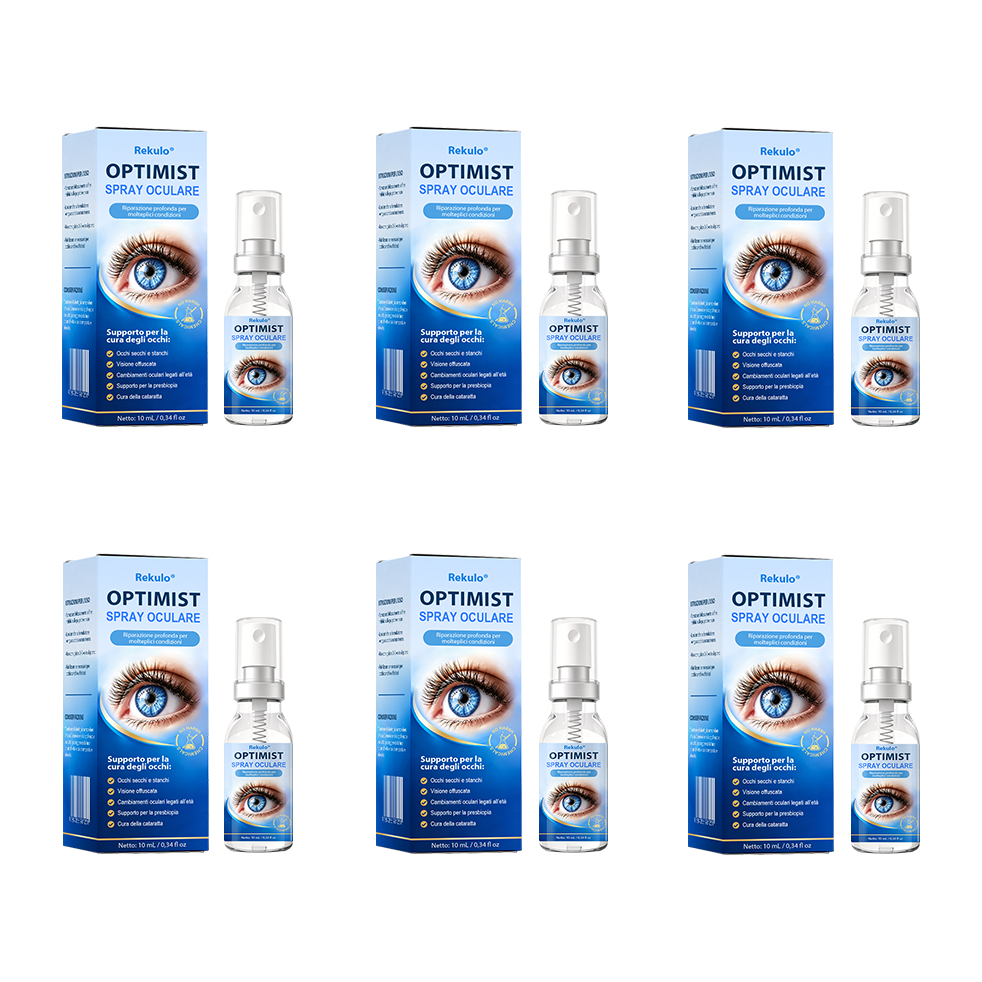Rekulo® OptiMist Spray Oculare ✅ Per occhi secchi, visione offuscata,presbiopia e cataratta 👀