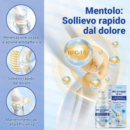 𝐎𝐟𝐟𝐢𝐜𝐢𝐚𝐥 𝐒𝐭𝐨𝐫𝐞 🇮🇹 | GFOUK® BPC-157 × NSAID Gel Antiartrite 10-in-1 a Penetrazione Rapida e Senza Oli (Tratta Artrite, Neuropatia, Reumatismi, Infortuni Sportivi e Altro) 🔥
