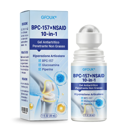 𝐎𝐟𝐟𝐢𝐜𝐢𝐚𝐥 𝐒𝐭𝐨𝐫𝐞 🇮🇹 | GFOUK® BPC-157 × NSAID Gel Antiartrite 10-in-1 a Penetrazione Rapida e Senza Oli (Tratta Artrite, Neuropatia, Reumatismi, Infortuni Sportivi e Altro) 🔥