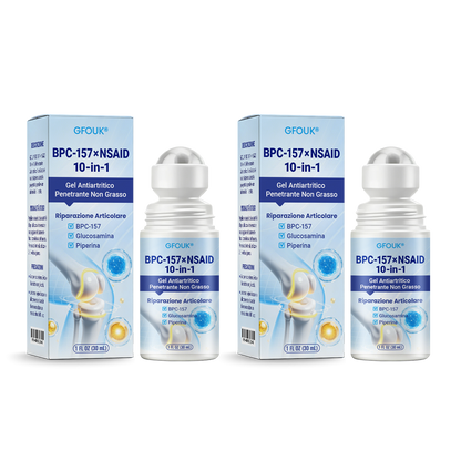 𝐎𝐟𝐟𝐢𝐜𝐢𝐚𝐥 𝐒𝐭𝐨𝐫𝐞 🇮🇹 | GFOUK® BPC-157 × NSAID Gel Antiartrite 10-in-1 a Penetrazione Rapida e Senza Oli (Tratta Artrite, Neuropatia, Reumatismi, Infortuni Sportivi e Altro) 🔥