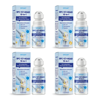 𝐎𝐟𝐟𝐢𝐜𝐢𝐚𝐥 𝐒𝐭𝐨𝐫𝐞 🇮🇹 | GFOUK® BPC-157 × NSAID Gel Antiartrite 10-in-1 a Penetrazione Rapida e Senza Oli (Tratta Artrite, Neuropatia, Reumatismi, Infortuni Sportivi e Altro) 🔥