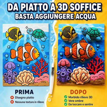 IEY® Carta 3D a Texture Soffice 🌼