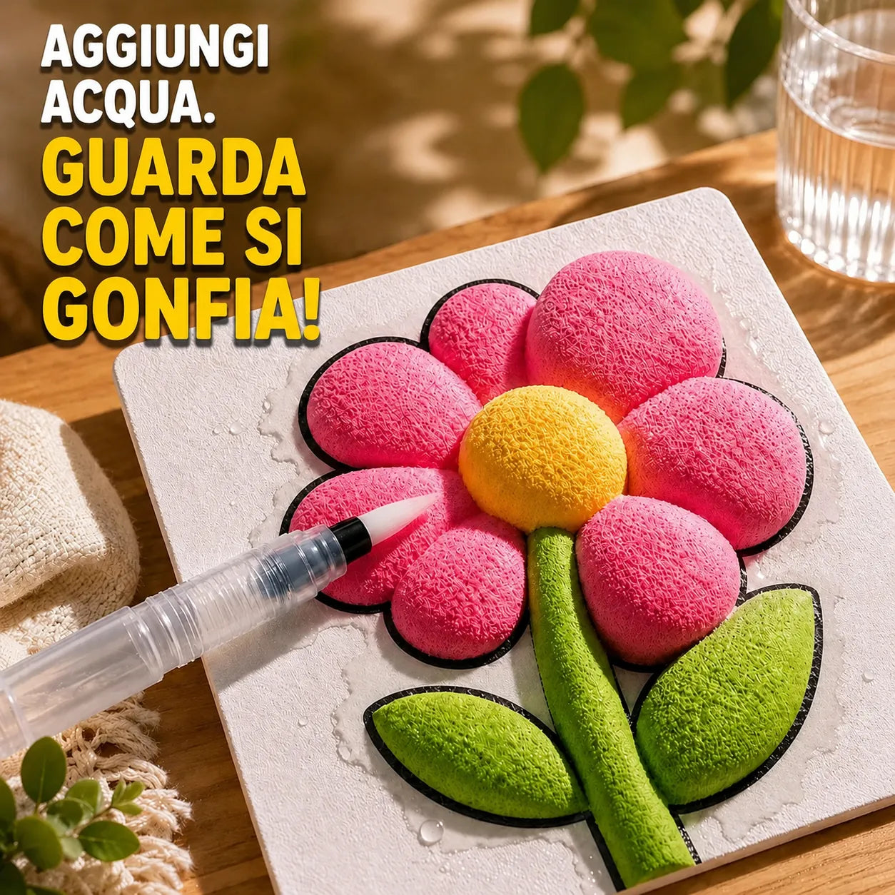 IEY® Carta 3D a Texture Soffice 🌼