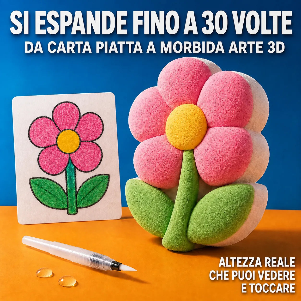 IEY® Carta 3D a Texture Soffice 🌼